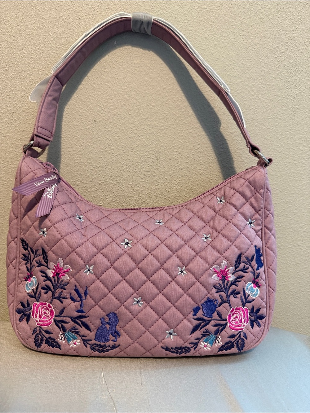 Vera Bradley frannie crescent beauty and the beast Literary Belle